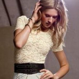 Victoria secret sheer lace top. Bought from VS