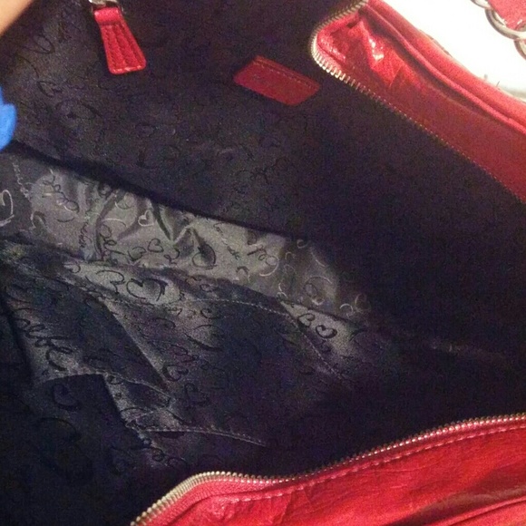 Cherry red bebe bag