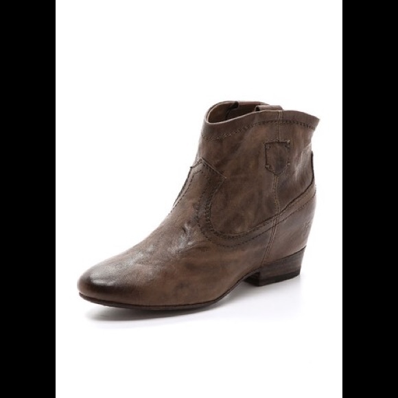 FRYE "Monica" zip bootie