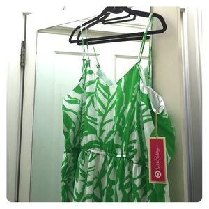 Lilly Pulitzer for target Green Palm Jumpsuit