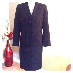 Black jacket and (new) skirt, size 10-12 Petite