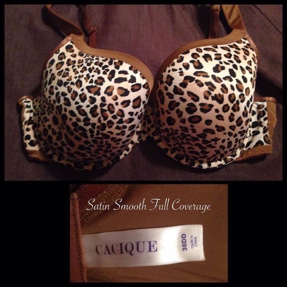 Cacique satin smooth full coverage bra
