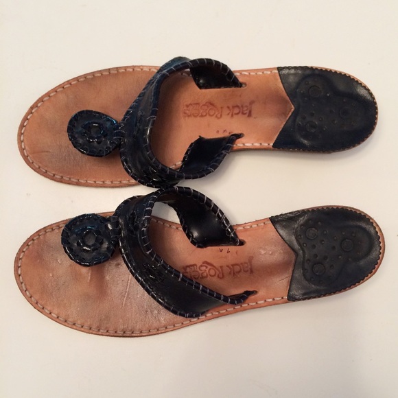 Jack Rogers black sandals