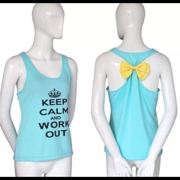 New bow workout tank