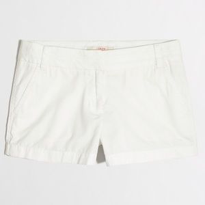 J Crew Factory - 3" Chino Shorts - Size 10 - White