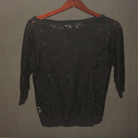 Black Lace Top - Picture 2 of 2