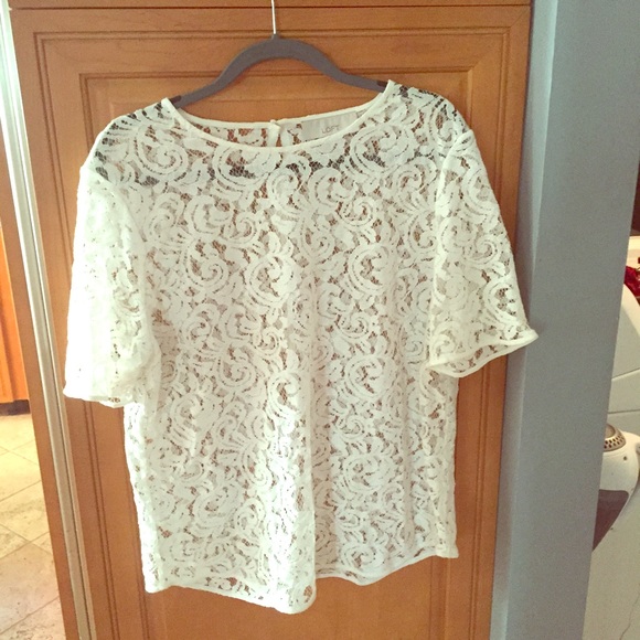 Ann Taylor Loft Lace Top