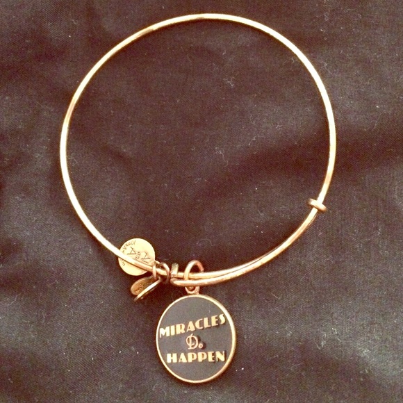 "Miracles do happen" Gold Alex and Ani