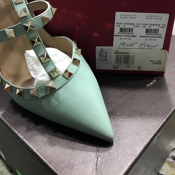 2015 Spring pastel collection Mint Grn Valentinos - Picture 8 of 8