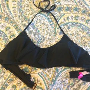 Victoria's Secret Black Bandeau Bikini Top
