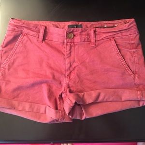 American Eagle Twill Midi Shorts Size 8