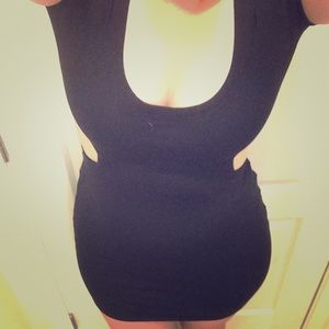 HOT HOT HOT BLACK URBAN OUTFITTERS MINI W/ CUTOUTS