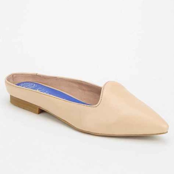 Jeffrey Campbell Ringwald Loafer Mule Beige
