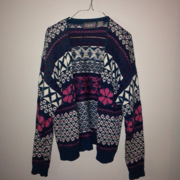 Knitted Sweater Cardigan |vintage|