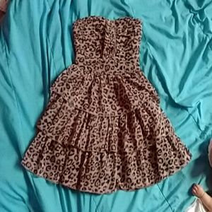 2b BeBe Cheetah Mini Dress