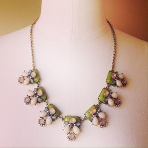 Jcrew Inspired Crystal Statement Necklace