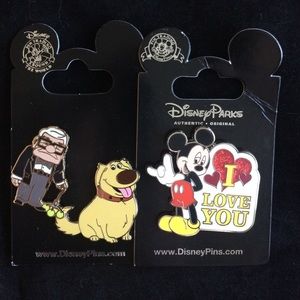 Disney pin Mickey I Love You