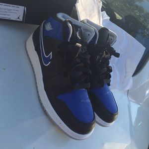 Air Jordan 1 mid royal blue/black/white