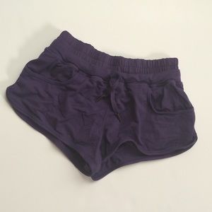 Purple Lululemon shorts