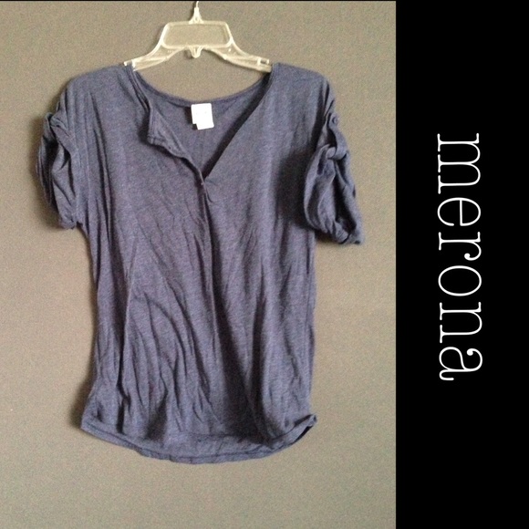 Merona Roll Sleeve Shirt - Picture 1 of 1