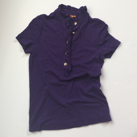 Tory Burch ruffled neck shirt