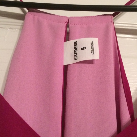 NWOT fuchsia express dress - Picture 3 of 3