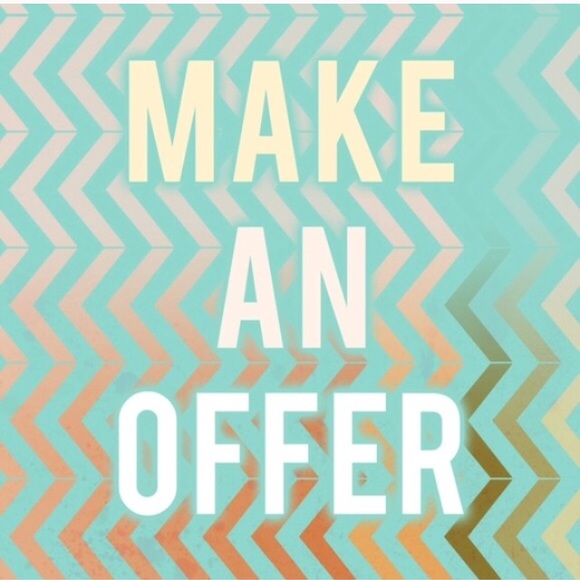Don't be shy and make an offer😊