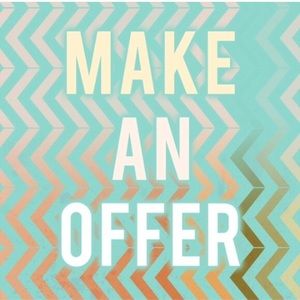 Don't be shy and make an offer😊