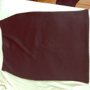 Black pencil skirt