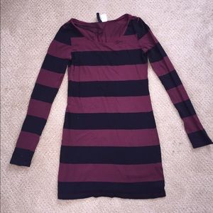 H&M stripped dress, size 8