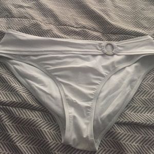 White bathing suit bottom