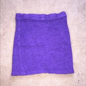 Forever 21 purple mini skirt, medium