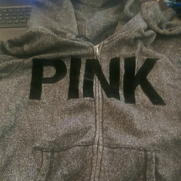 VS Pink Zip Up Jacket Medium
