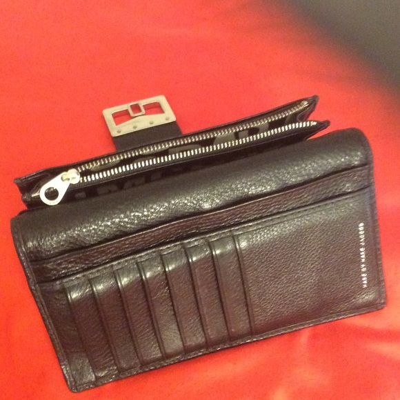 Marc by Marc Jacobs black leather wallet