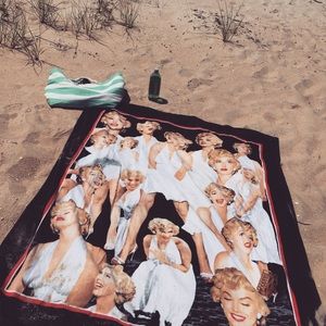 Marilyn Monroe beach towel