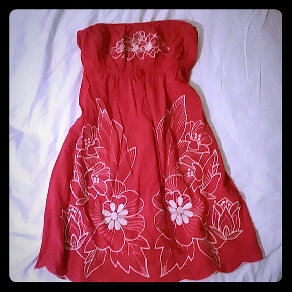 Strapless tunic