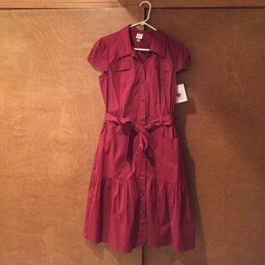 Adorable tie shirt dress. New with tags.