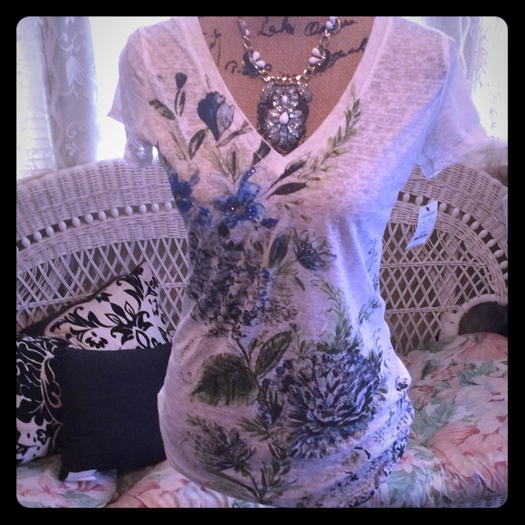 Express floral summer top