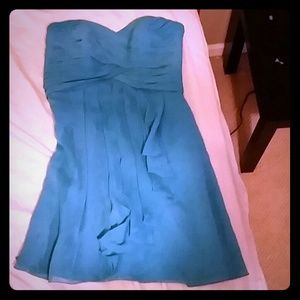 Strapless bridesmaids dress