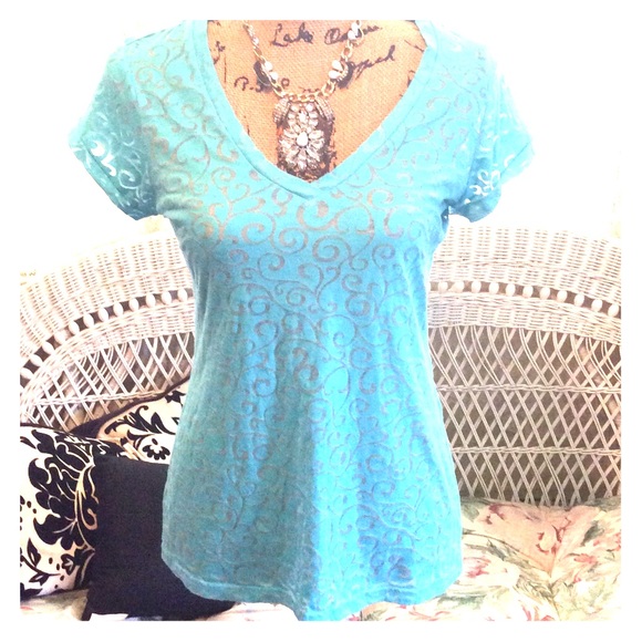 Maurices teal top large