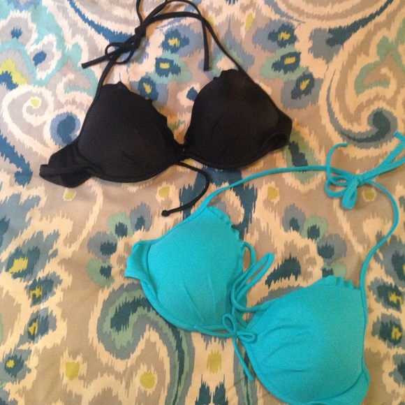 Two VS Gorgeous bikini tops