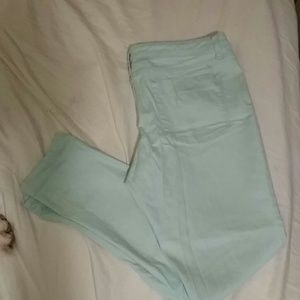 Mint skinny jeans