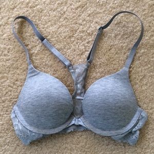 NWT VS Cotton Lingerie Front-Close Push-Up Bra