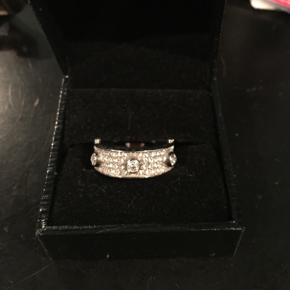 Size 7 silver Michael Kors ring