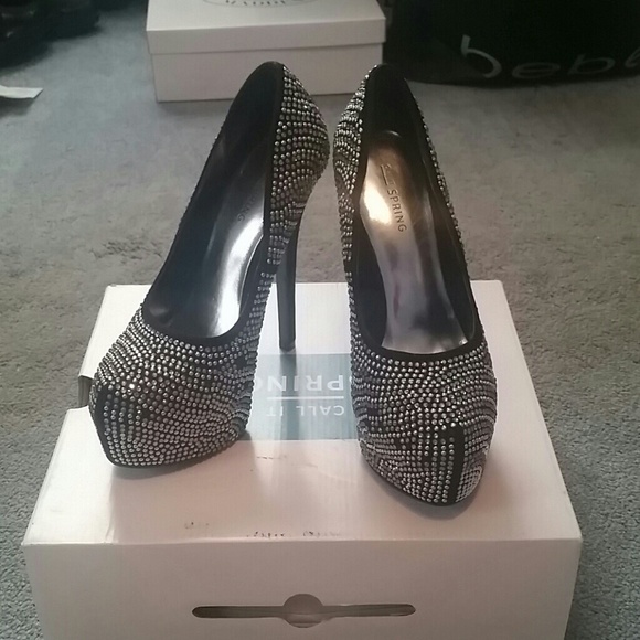 Rhinestone heels - Picture 2 of 4