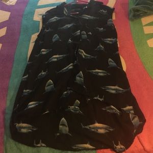 Shark button up!😁