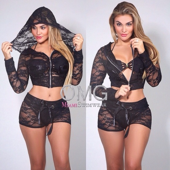 Lace Cover up Set