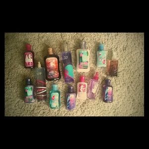 Assortment of Bath and Body Work products