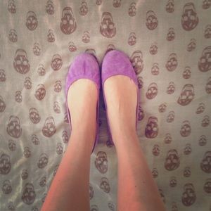 Cece Suede Ballet Flats
