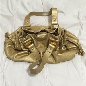 Authentic Michael Kors Gold Bag